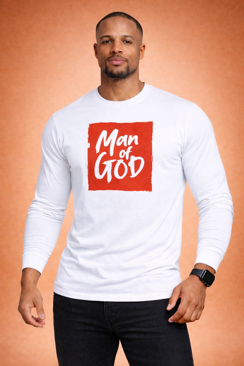 White MOG w/Red Logo