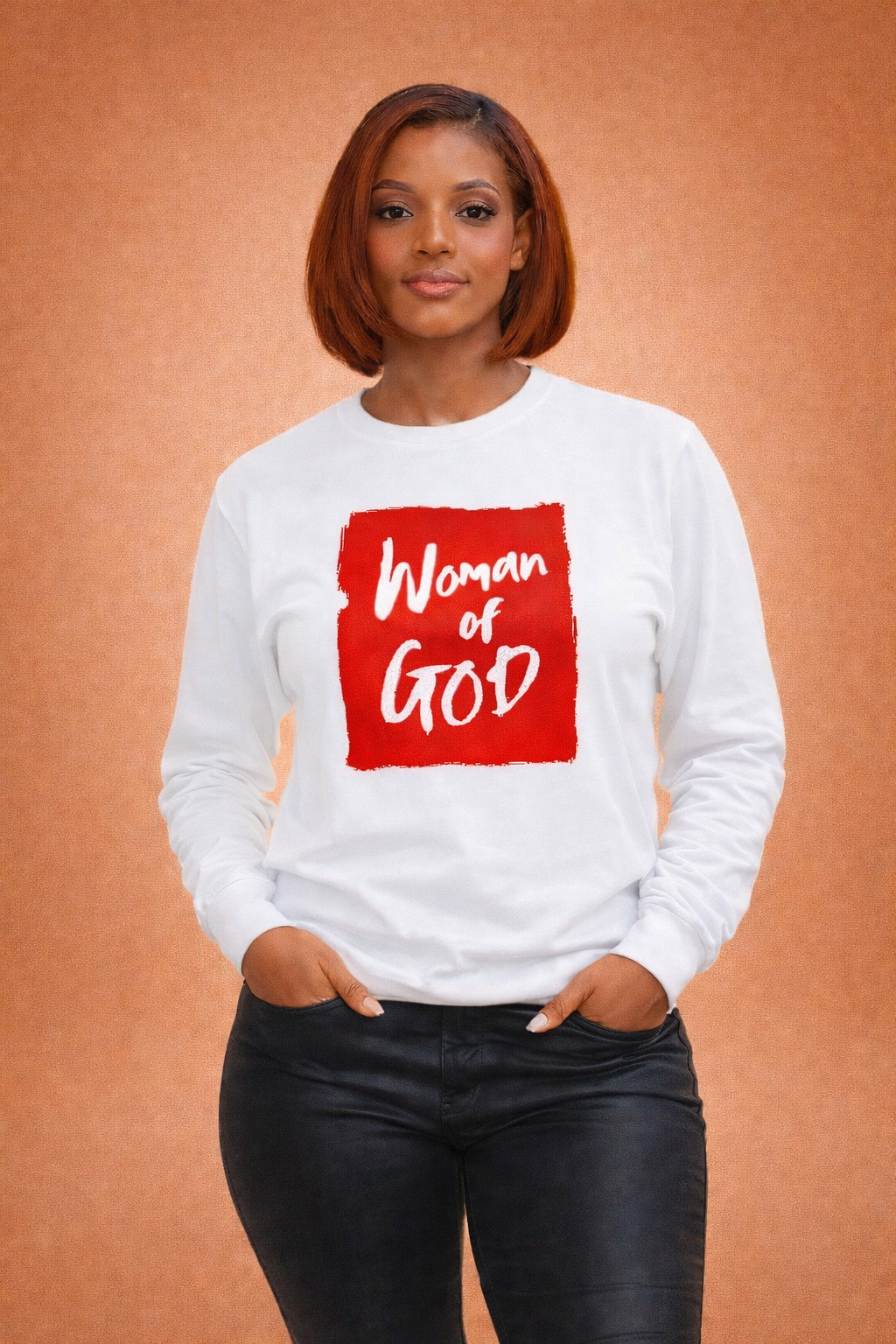 White WOG w/Red Logo